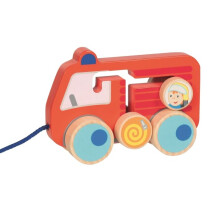 Vetävää ajoneuvoa - Goki - Palokunta-auto - Puu - 12 kuukautta - Sisätilat