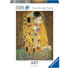 Puzzle - RAVENSBURGER - El beso de Klimt - 1500 piezas - 80 x 60 cm - Biografía incluida