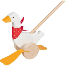 Giocattolo da trascinare - GOKI - Stokroller - Legno - Bianco - Per bambini a partire da 3 anni