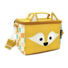 Sac à goûter - LES DÉGLINGOS - Cyranos le renard - Isotherme - Jaune - Ultra résistant