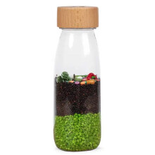 Petit Boum | Sensorische Fles Leer Groenten - Multicolor - 14 x 4 cm