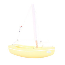 Maison Tirot - Barca Il Sloop giallo 21cm - TIROT