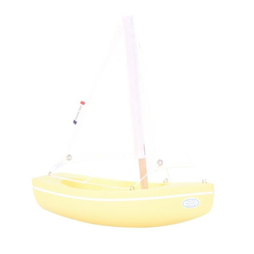 Maison Tirot - Barca Il Sloop giallo 21cm - TIROT