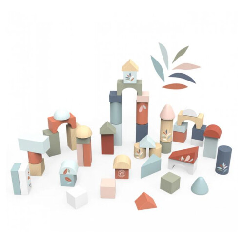 - 50 blocos de formas e construção