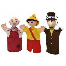 Mú - Conjunto 3 Marionetas Pinocho - MORAVSKA USTREDNA BRNO