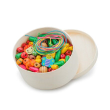 Nieuwe Classic Toys ref 0570 - KVM-SCHAKELAAR - Toys-10570 Houten Bedel Verschillende Vormen en Kleuren
