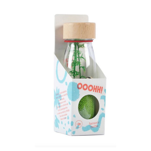 bottiglia sonora panda - bottiglia sensoriale