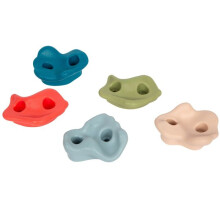 Pedras de escalada - SMALL FOOT COMPANY - Conjunto 5 - Plástico robusto - Fixação incluída - Para crianças
