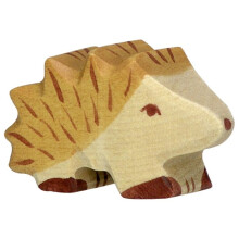 Figuriini - HOLZTIGER - PIENI SIILI - Käsinmaalattu - 3-vuotiaille ja sitä vanhemmille lapsille