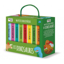 Mi Pequeña Biblioteca - Sassi Junior - Los Dinosaurios - 8 pequeños libros ilustrados - Color principal: Negro