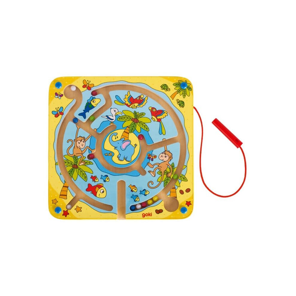 Photos - Other Toys Goki Magnetic labyrinth, animal island 