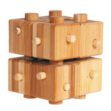 Fridolin - Bamboe Puzzel Cube en Stok