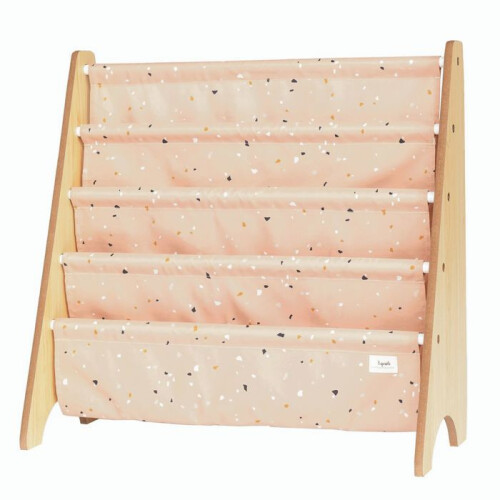 3 Sprouts - Bibliothèque enfant Terrazzo argile - ELEMENTS FOR KIDS