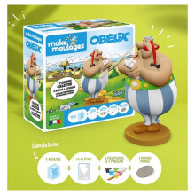 Mako Moulages - Obelix e Idefix - Figura de coleccionista - Yeso de calidad - Niños a partir de 5 años