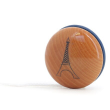Yoyo - VILAC - Yoyo Torre Eiffel azul - Madeira maciça - Fabricado na França - Azul