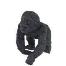 Figuriini - PAPO - Vauva Gorilla - Musta ja harmaa - 5 cm X 3 cm - Poika - 3 vuotta ja enemmän