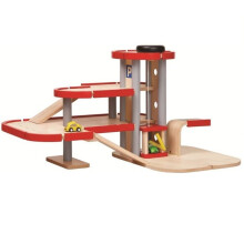 Plan Toys - Garage Parking en bois - TROUSSELIER
