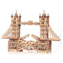 Mr. PlayWood Kit de maquette Pont de la tour Bois 312 pcs