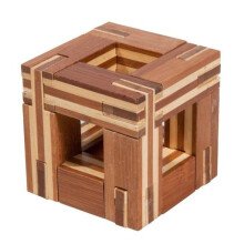 Loogiline mäng - GIGAMIC - Kummaline Bambuse puzzle - Raskus 3/5 - Lastele - Maagiline ruut