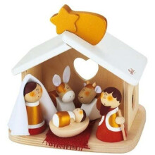 Crèche de Noel SEVI - 7 pièces - Scène de la nativité douce et intense