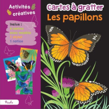 Kit creativo - Le Farfalle - 4 modelli di carte - 1 stilo - 1 istruzioni
