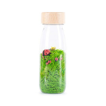 Petit Boum | Sensorische Fles Geluid Lieveheersbeestjes - Groen - 14 x 4 cm