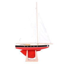 Maison Tirot - Zeilboot Le Tirot rouge 40cm - TIROT