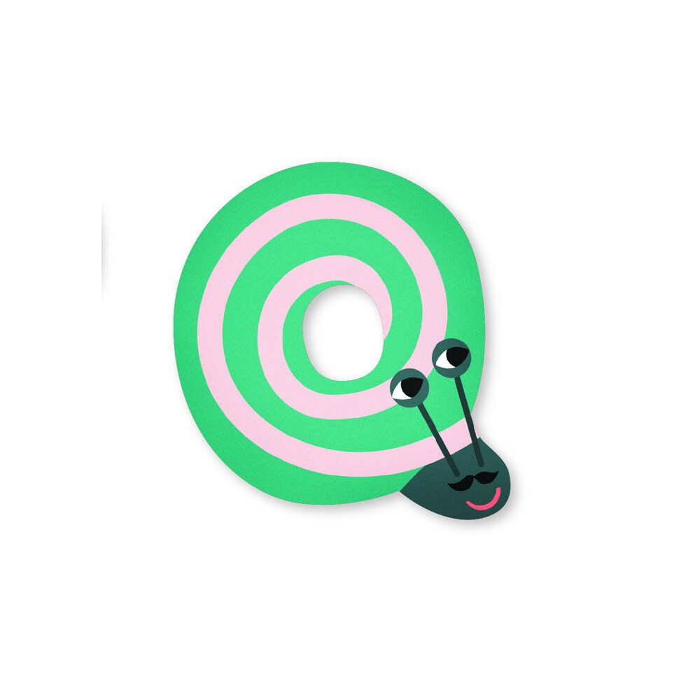 Wooden Letter - Vilac - Letter Q Michelle Carlslund - Green - 7 Cm - For Children's Room 3048700850171