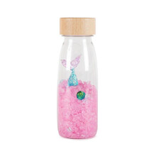 Petit Boum | Sensorische Fles Geluid Sirene - Roze - 14 x 4 cm