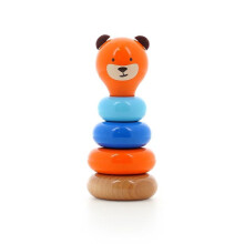 Stapelspeelgoed - Vilac - Marcel de beer - Gelakt hout - 12 maanden - Kinderkamer decoratie