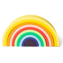 Little L - Multikleur siliconen regenboog - COOL KIDS PROJECT