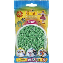 Creative Leisure - HAMA - 207-11 - Beads and Jewelry - Bag of 1000 light green beads