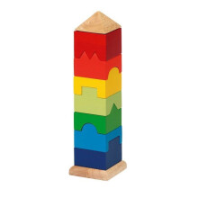 Brinquedo de empilhamento - GOKI - Torre de empilhar (GK-58893) - Multicolorido - Criança - 3 anos ou mais