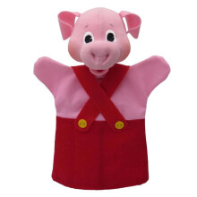 Marionetta a mano Piccolo Maialino Rosso - Mú - MORAVSKA USTREDNA BRNO - Bambino - Unisex