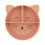 Assiette avec ventouse en silicone et compartiments - Mrs. Cat 1