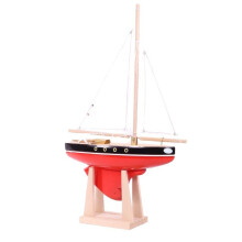 Maison Tirot - Segelboot Le Tirot rouge 30cm - TIROT