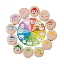 Brettspiel - PLAN TOYS - Loto der Ausdrücke - Emotionale Entwicklung - 2 Spieler oder mehr - Ab 24 Monaten