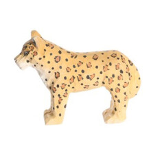 Wudimals - Estatueta de Leopardo em madeira - K-PLAY