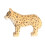 Wudimals - Puinen leopardifiguuri - K-PLAY 1