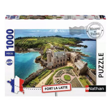 Puzzle 1000 Teile Fort La Latte - RAVENSBURGER - Blau - Karton - Ab 12 Jahren