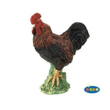 Figuriini Kukko - PAPO - Kukkomalli - Korkeus 5.5 cm - Lapsille 3-vuotiaasta alkaen