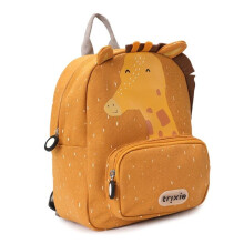 Children's Backpack - TRIXIE - Mr Giraffe - Yellow - 5.25 L - Padded and adjustable straps