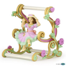 Figuriini Prinsessa keinussa - PAPO - Prinsessa keinussa - 3 vuotta - Lapsi - Vihreä ja kultainen
