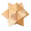 Fridolin - Mini rompecabezas de madera Estrella 1