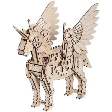 Mr. PlayWood Unicorn Model Kit Wood 156 pcs