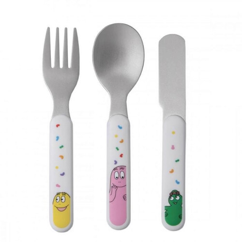 Barbapapa 3 kpl ruokailuvälineet