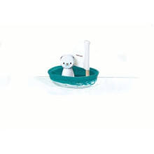 Holzspielzeug Boot Eisbär - PLAN TOYS - Unisex - Ab 12 Monaten - Abmessungen 11,5 x 9,5 x 9,5 cm