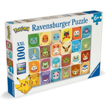Puzzle - RAVENSBURGER - Pokémon Portraits - 100 pieces - 49 x 36 cm - From 6 years old