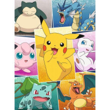 Palapeli 250 kappaletta: Pokémon-tyypit