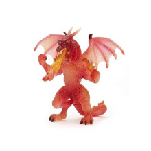 Tulipäivä Dragon de Feu - Papo - Malli 38981 - Leikkihevoset 3-vuotiaille ja vanhemmille